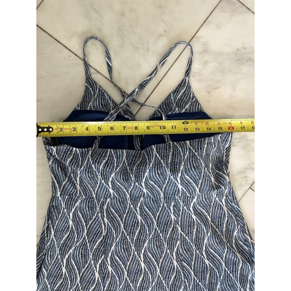 Krimson Klover Navy And White Printed Strappy Summer Mini Dress Size Medium - Picture 6 of 9